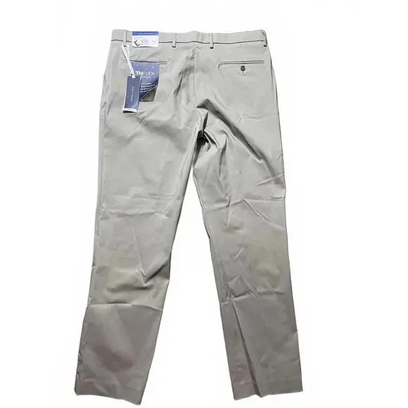 Tommy Hilfiger TH Flex Stretch Dress Pants Mens 38x32 Olive Khaki New With Tags - Picture 3 of 7